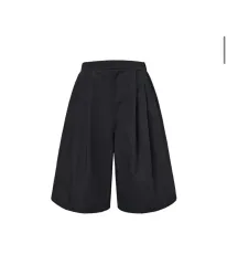 amomento アモーメント　ワイドパンツ　黒 パンツ AMOMENTO/アモーメント SOLID WIDE TUCK WOOL PANTS