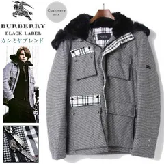 BURBERRY バーバリー ラビットファー 千鳥格子 ノバチェック Mサイズ