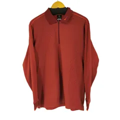 ナイキゴルフ NIKE GOLF ジップアップ 総柄 L/S シャツ メンズ JPN：L 