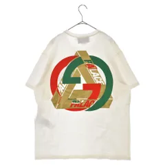 GUCCI (グッチ) 22AW ×PALACE Printed Heavy Cotton Jersey T-shirt 548334 JE1C ×パレス  プリンテッド ヘビーコットン 半袖Tシャツ ホワイト 半袖Tシャツ - メルカリ