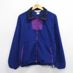 L/古着 コロンビア 長袖 フリース ジャケット メンズ 90s ワンポイントロゴ 青他 ブルー 25sep29 中古 アウター