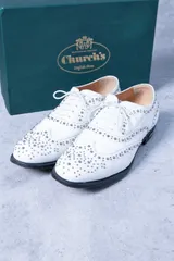 church´s ketsby スタッズ ブーツ37.5 24.5cm お得な情報満載 ladonna