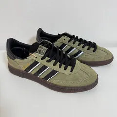adidas originals HANDBALL SPEZIAL スニーカー アディダス シューズ 男女兼用 スポーツシューズ ローカットスニーカー カジュアルシューズ レディース 箱付き オリーブ＆ブラック