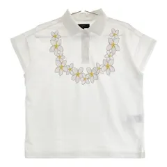 サイズ：M CALLAWAY キャロウェイ  半袖ポロシャツ 花プリント  ホワイト系 [240101519927] ゴルフウェア レディース ストスト