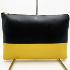 2024年最新】セリーヌ celine バイカラー クラッチ ポーチ バッグ 中古