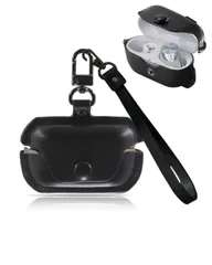 新品 パナソニック(Panasonic) Technics EAH AZ80 用 ケース YAJOJO 上質レザーえ ケース ロック付き カラビナ付き 全面保護 落下防止 耐衝撃 防塵 キズ防止 指紋防止 ワイヤレス充電対応 Technics EAH AZ80