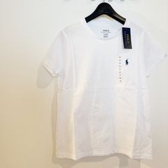 新品　未使用　ラルフローレン Tシャツ　レディース　白　定番 M