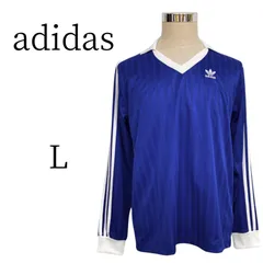 ★美品 adidas アディダス ブルー
ホワイト その他 L