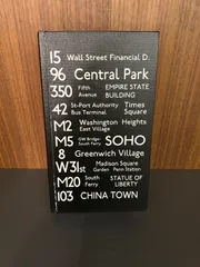 【希少】バス・地下鉄ヴィンテージサインロール（本物）【1点】 希少】バス・地下鉄ヴィンテージサインロール（本物）【1点
