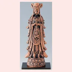 木製観音像 「救世観音像」蓮の台座付き 約60cm 楽天市場】仏像 救世観音菩薩 立像 5.0寸 総高29cm 桧木 救世