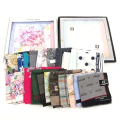 ハナエモリ ヒロココシノ エル他 ハンカチ 25点セット 未使用 ブランド まとめて まとめ売り 大量 メンズ レディース