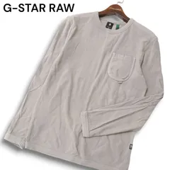 G-STAR RAW ジースター ロウ 【POCKET TAPE R TWEETER L/S】通年 長袖 カットソー ロンTシャツ Sz.XS メンズ 灰 グレー