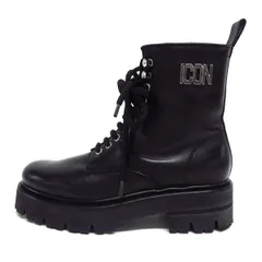 DSQUARED2 ブラックレザーブーツ 37（楽天市場】DSQUARED