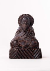 仏教美術　木彫　地蔵菩薩　達磨像　仏像　置物　V　A230 仏教美術 木彫 地蔵菩薩 達磨像 仏像 置物 V A230 - メルカリ