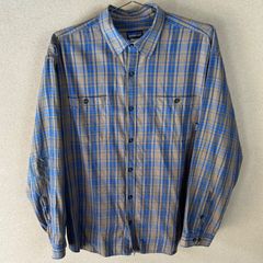 パタゴニア ピマコットンシャツ XL ブルー 53835 ポルトガル 2000年