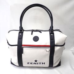 Ft1268061 ゼニス ボストンバッグ ADMIRAL ホワイト メンズ ZENITH 中古