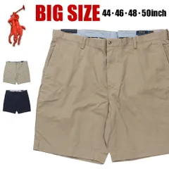 【ビッグサイズ】 ラルフローレン ハーフパンツ メンズ POLO RALPH LAUREN チノショーツ チノパン ショーツ ショートパンツ ストレッチ アメカジ ヒップホップ ダンス 衣装 大きいサイズ オーバーサイズ USA ブランド ファッション ネイビ