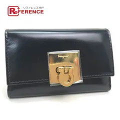 サルヴァトーレフェラガモ ガンチーニ キーケース レザー ブラック