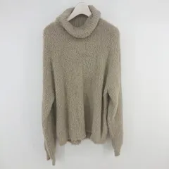 ◇ Ungrid アングリッド タートルネック シャギー 長袖 ニット セーター サイズF グレージュ系 レディース P  【1306120000395】