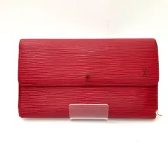 ルイヴィトン　長財布　エポ　ポルトフォイユルイーズ　レッド ヴィトン エピ ポルトフォイユルイーズ 型番 レッド 財布 M60962