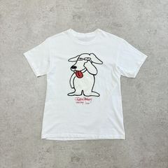 90s JUNKIE BROTHERS DRUNKAR DOG Printed T-shirt ジャンキーブラザーズ ドランカードッグ 犬 アニマル Tシャツ TEE