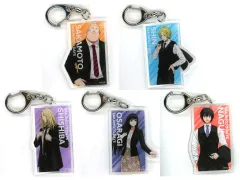 【中古】キーホルダー 全5種セット 「SAKAMOTO DAYS POP UP SHOP in 紀伊國屋書店 アクリルキーホルダー 社会人風スーツver. 描き下ろしイラスト」