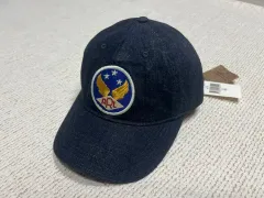 ダブルアールエル 衣類染色 ボールキャップ 新品 (デニム)