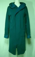 【秋冬クリアランス！　寝起き　寒さ対策　はおりもの！】【送料無料！】【裏起毛、フーテッド　ロング　カーディガン！】レディス　暖か裏起毛　カットソー　コート：着丈約95cm＜Ｍサイズ：ディープグリン＞9739：フード付き　ロングカーディガン