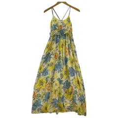 gelato pique ジェラートピケ  花柄 キャミワンピース sizeF/イエロー×ブルー×ホワイト