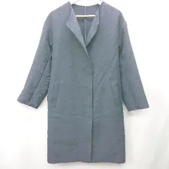 ◇ ⊇ ◎ Apuweiser-riche アプワイザーリッシェ 長袖 リバーコート サイズ1 ネイビー レディース E  【1409240007913】