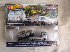 ホットウィール チームトランスポート ポルシェ 356A OUTLAW　フォルクスワーゲン　トランスポーターT1　ピックアップ