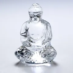 ※大幅値下げ※【バカラ／Baccarat】クリスタルフィギュア仏陀(ブッダ) 名入れ無料】 バカラ Baccarat クリスタルフィギュア ブッダ