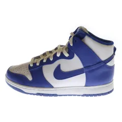 NIKE (ナイキ) DUNK HIGH GAME ROYAL ダンク ゲームロイヤル ハイカットスニーカー ホワイト/ブルー US9.5/27.5cm DD1399-102