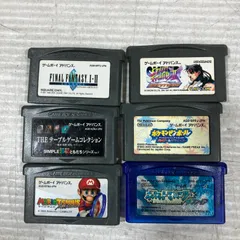 ◎ 【ジャンク品】 ゲームボーイアドバンス ソフトまとめ 6本 サファイア FF ストリートファイター  現状品 ff 0.06kg