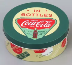 【中古】小物入れ・マルチケース・缶ケース ダークグリーン レトロ缶ケース 「タイトーくじ Coca-Cola」 E賞