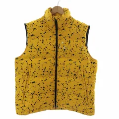 ナイキ NIKE ACG エーシージー ダウンジャケット ドット柄 ベスト 水玉 ロゴ XL 黒 ブラック 黄 イエロー R4542-010 /KW ■GY18のサムネイル