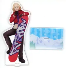 【中古】アクリルスタンド・アクリルパネル 佐野万次郎 描き下ろしアクリルスタンド(スノボVer.) 「東京リベンジャーズ×PRINCESS CAFE POP UP SHOP in 渋谷n-space」