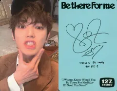 【中古】コレクションカード(男性) NCT 127/テヨン(TAEYONG)/裏面印刷サイン・メッセージ入り/CD「Be There For Me」(SMini Ver.)封入フォトカード