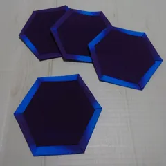 コースターNo.14　紫×青・紫