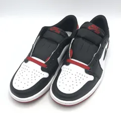 【中古】NIKE Air Jordan 1 Retro Low OG Black Toe スニーカー 26cm CZ0790-106 レッド ホワイト ブラック ナイキ[10]