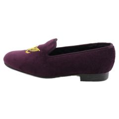 Tricker's (トリッカーズ) Purple Velvet Eagle パープル ベルベット ベロア イーグル オペラシューズ パープル 7