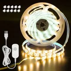 LEDテープライト 電球色 防水 人感 明暗 センサー付き 色温度2500K 防水 5m