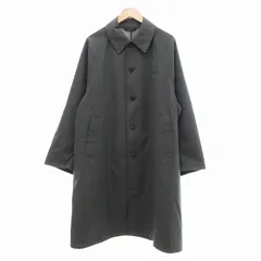 スティーブンアラン Steven Alan ステンカラーコート ストレッチ有 ロング ウール L グレー /JS ■GY04のサムネイル