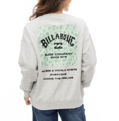 【SALE】2024秋冬 新品【BILLABONG/ビラボン】PATTERN LOGO SWEAT トレーナー GRH レディース BE014003
