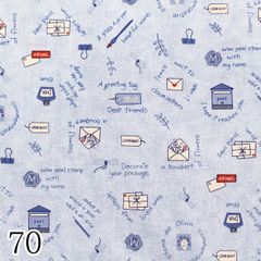 若山雅子 American Country 25 生地25030-70 designed by Masako Wakayama 1mカット