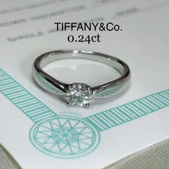 新品仕上げ済み】ティファニーダイヤリングHカラー0.24ct アクセサリー