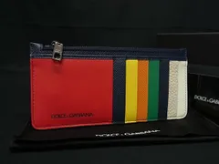 ■新品■未使用■ DOLCE＆GABBANA ドルチェ&ガッバーナ レザー フラグメントケース コインケース カードケース マルチカラー BJ7768のサムネイル