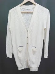 ◇ ⊇　Φ relume レリューム JOURNAL STANDARD コットン 長袖 カーディガン サイズF アイボリー レディース P  【1409090035197】