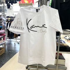 XL あり‼️残り1点‼️日本限定‼️karlkani カールカナイ⚫︎半袖　ハイブリッド　メタリック　Tシャツ　ホワイト