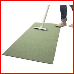 【人気商品】【日本製 撥水 消臭 洗える】サンコー キッチンマット ずれない 台所マット ロング 45×120cm グリーン おくだけ吸着 KP-16
